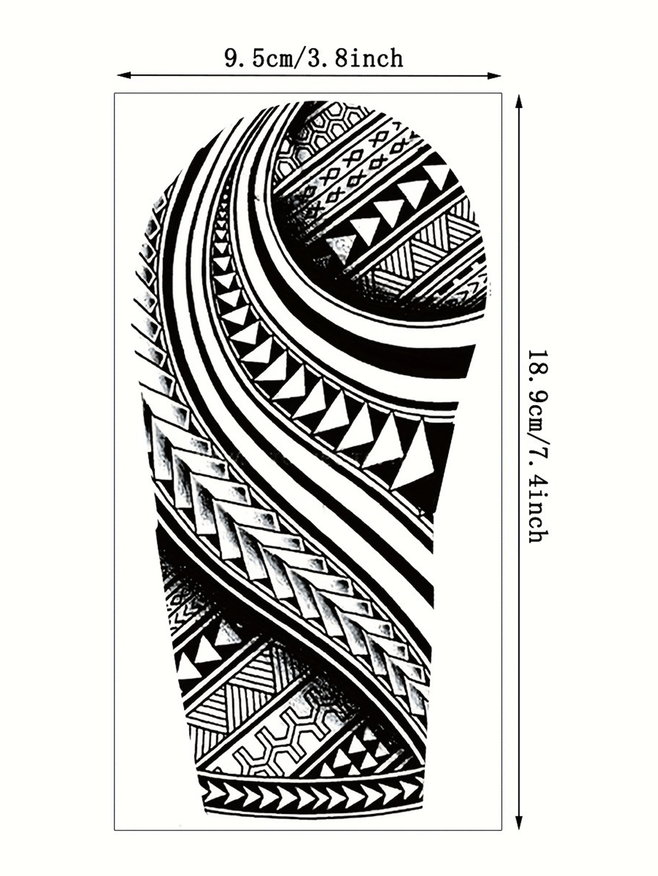 Tribal Men’s Temporary Tattoo Sticker
